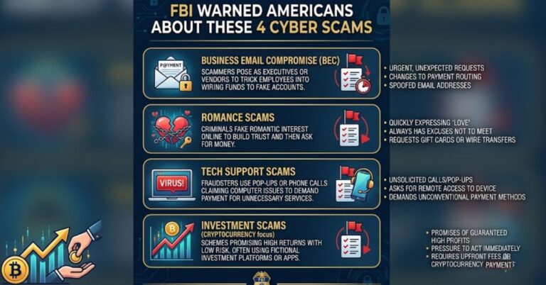 FBI Warned Americans About These 4 Cyber Scams