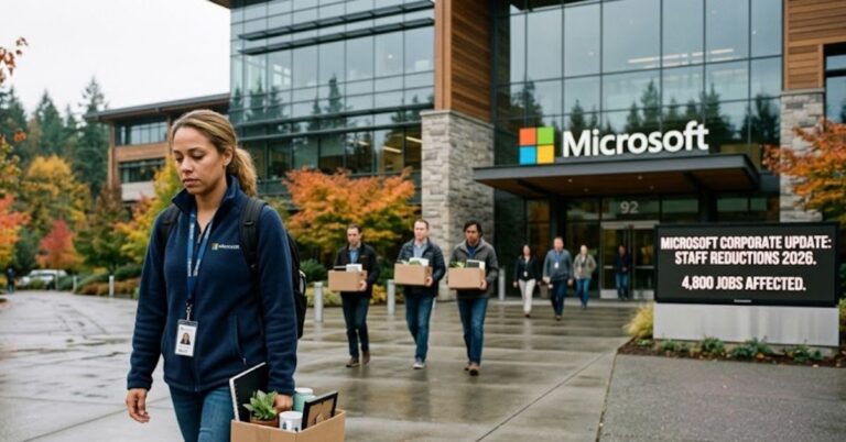 Layoffs at Microsoft: 4,800 Jobs Cut in 2026